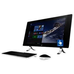 HP Envy 24-n075na All-in-One Desktop PC, Intel Core i7, 8GB RAM, 1TB HDD + 128GB SSD, 24